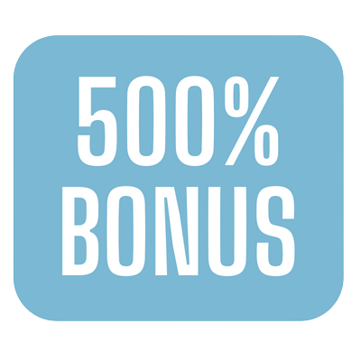 Get 500% deposit bonus casino